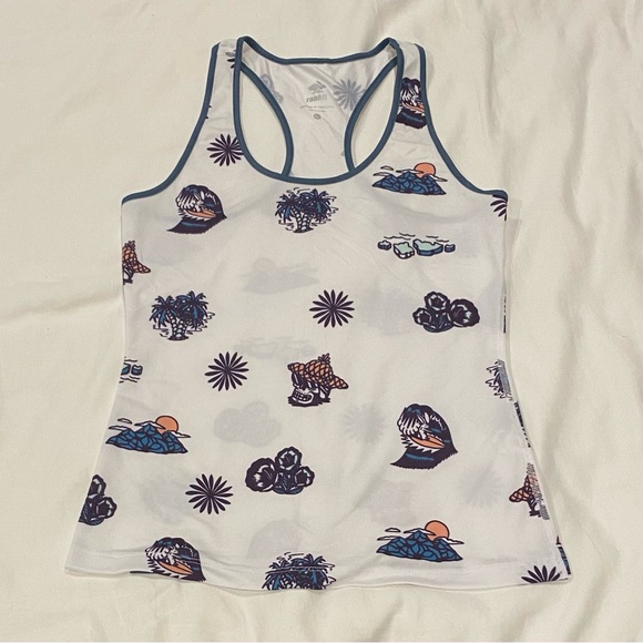 rabbit Tops - rabbit Bunny Hop Tank, Cali Vibes, XS